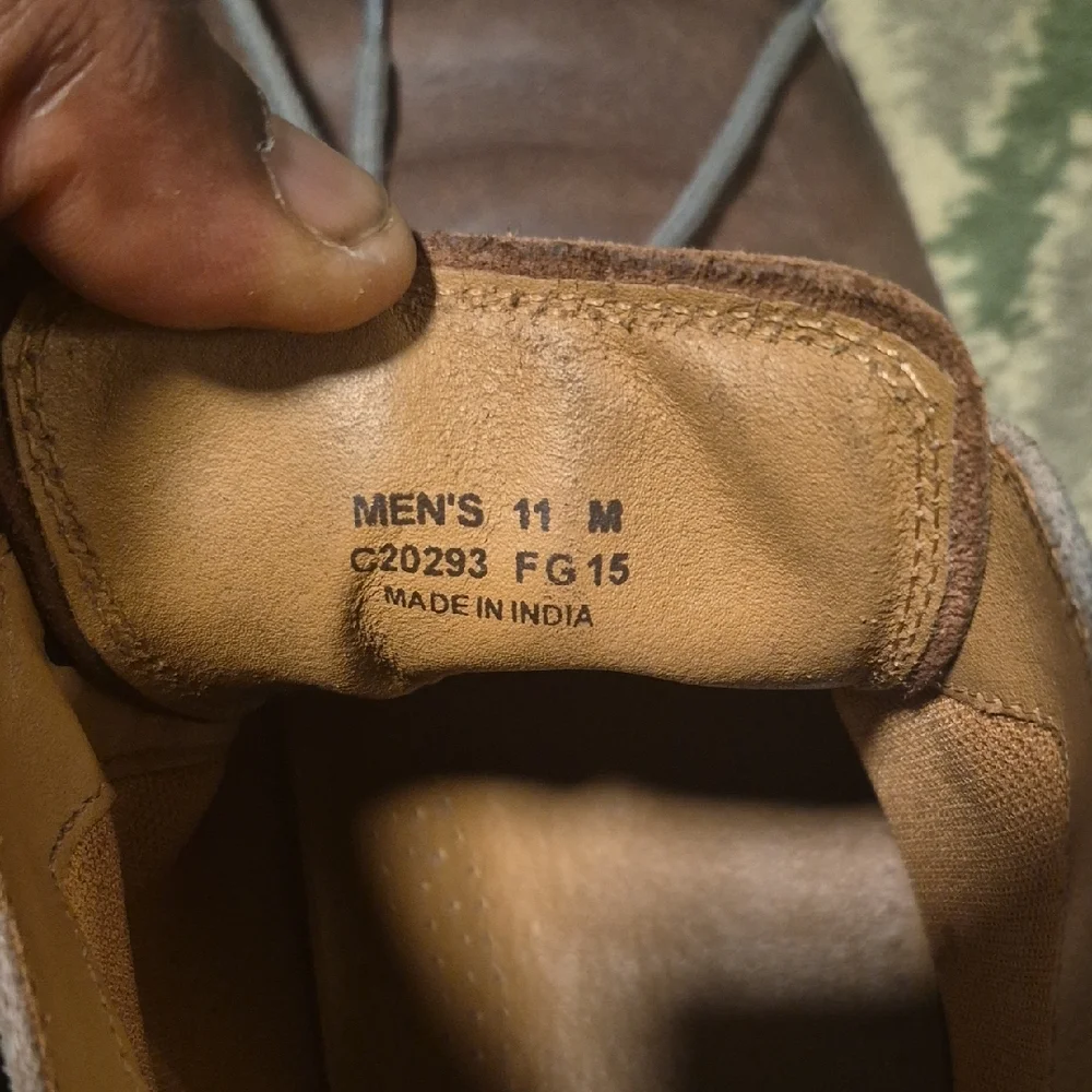 Cole Haan Brown Leather Suede Trim Chukka Boots